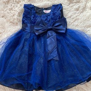 😍Gorgeous Navy blue baby girl formal dress 👗